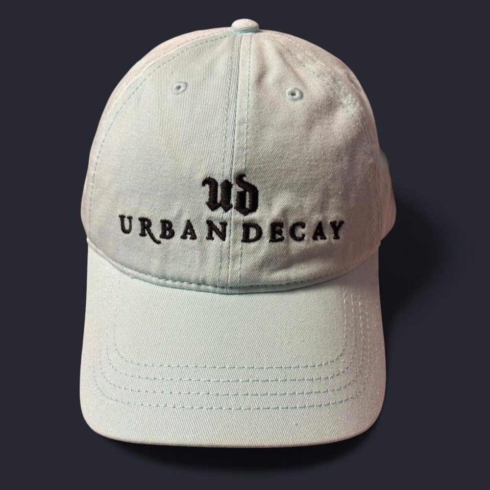 NWT! Urban Decay Mint‎ Green Washed Chino Twill Baseball Cap Dad Hat OSFM Casual